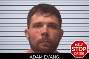 Adam Evans mugshot
