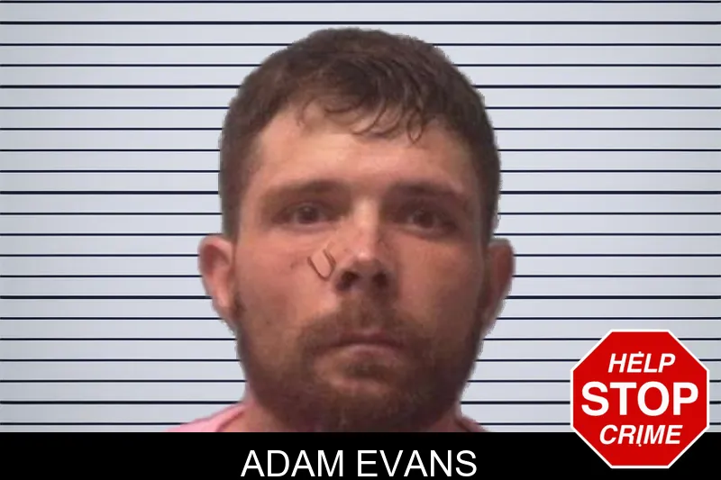 Adam Evans mugshot