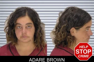 Adare Brown mugshot