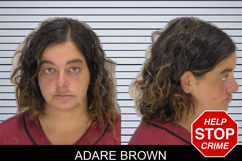 Adare Brown mugshot
