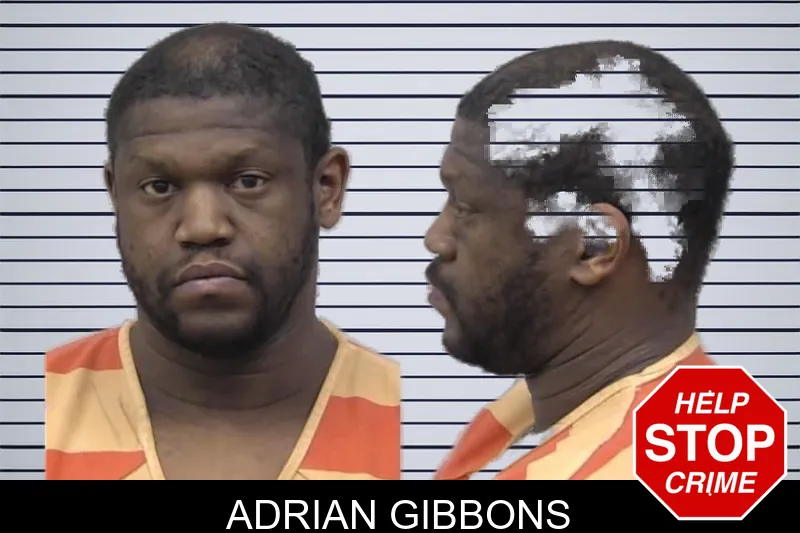 Adrian Gibbons mugshot