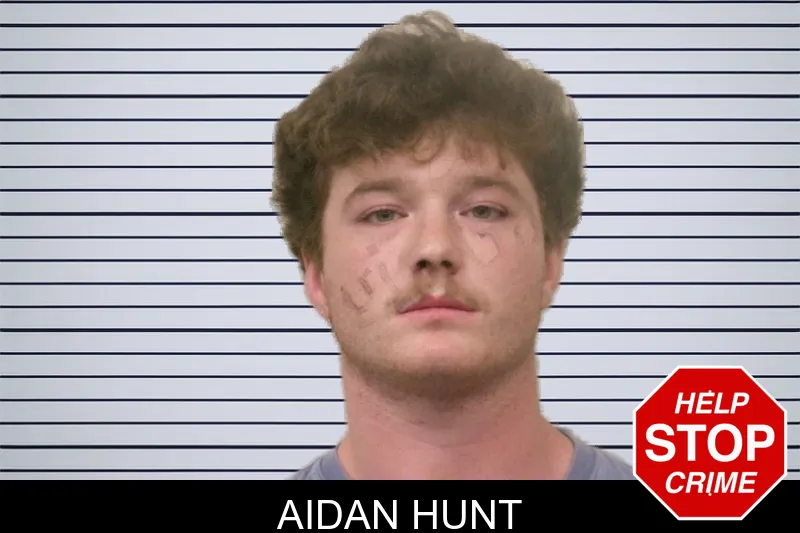 Aidan Hunt mugshot