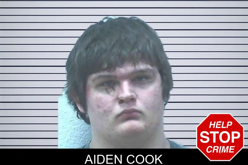 Aiden Cook mugshot
