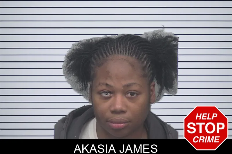 Akasia James mugshot