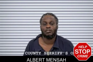 Albert Mensah mugshot