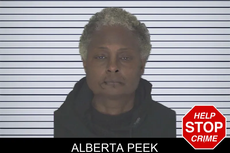 Alberta Peek mugshot