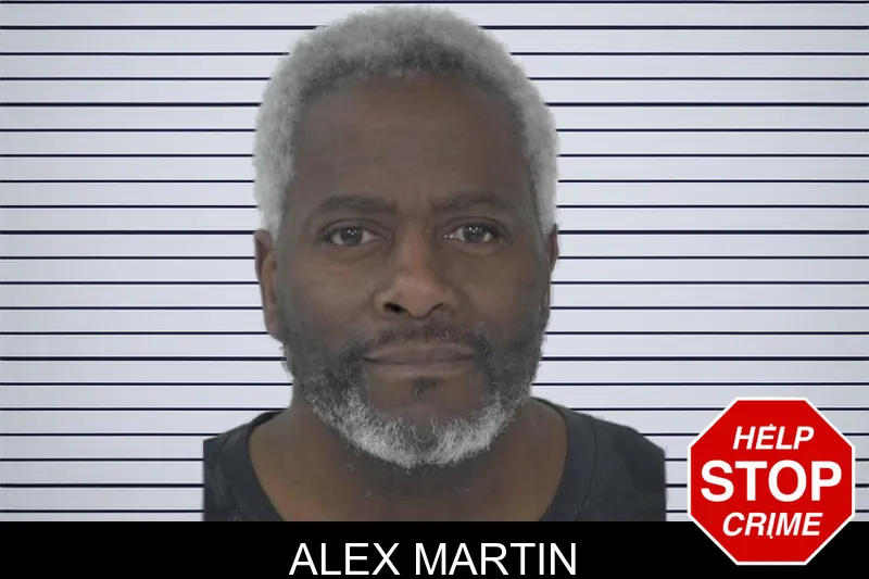 Alex Martin mugshot