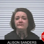 Alison Sanders mugshot