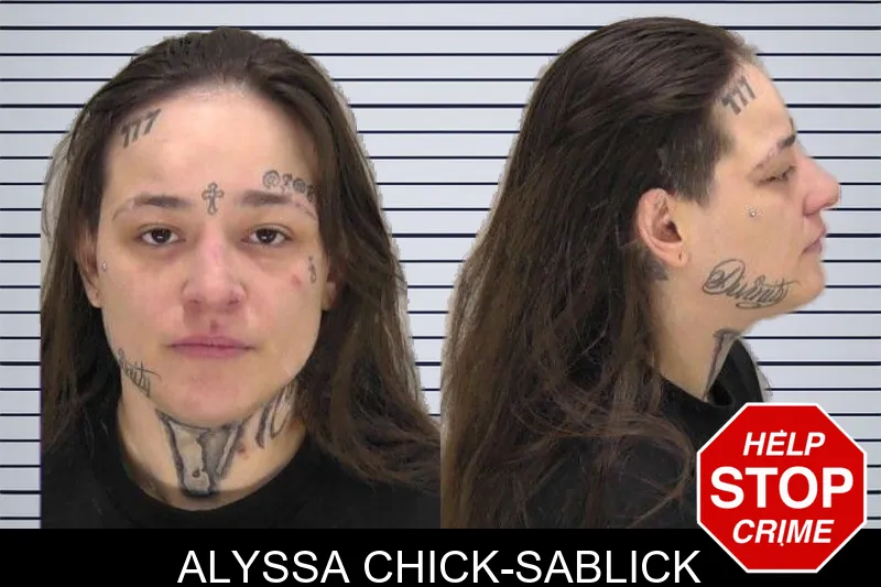 Alyssa Chick-Sablick mugshot