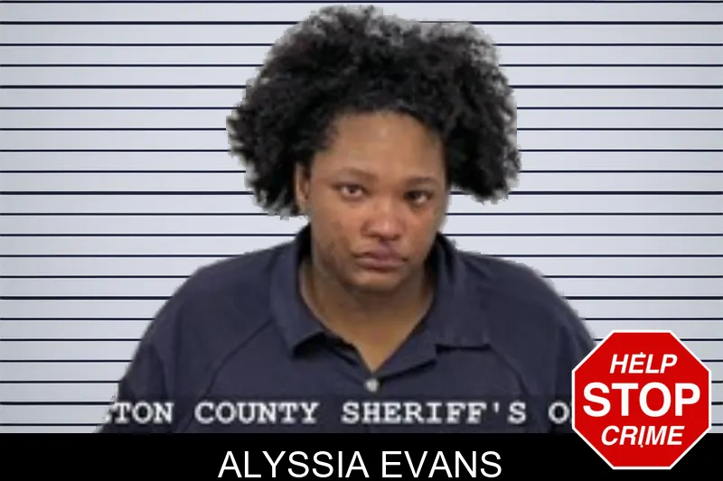 Alyssia Evans mugshot