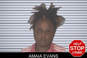 Amaia Evans mugshot