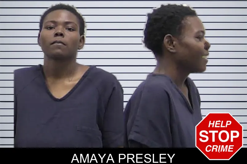Amaya Presley mugshot