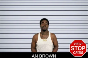 An Brown mugshot