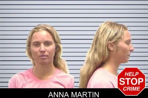 Anna Martin mugshot