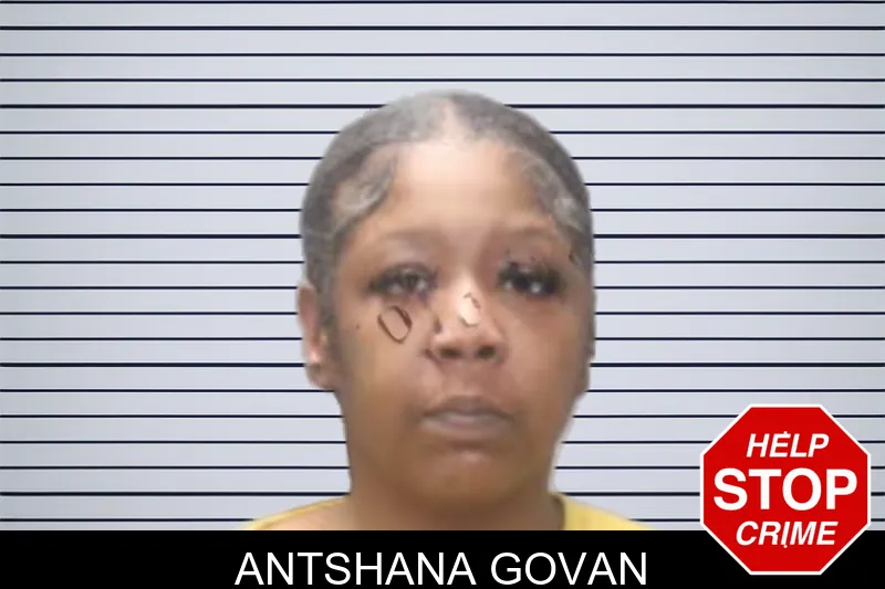 Antshana Govan mugshot