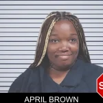 April Brown mugshot – Lowndes County , Georgia April Brown mugshot