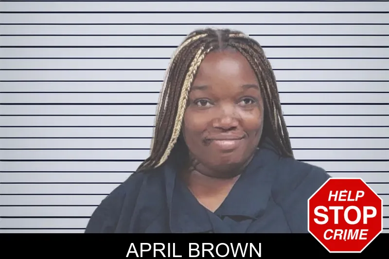 April Brown mugshot
