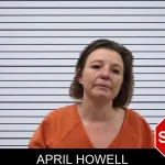 April Howell mugshot