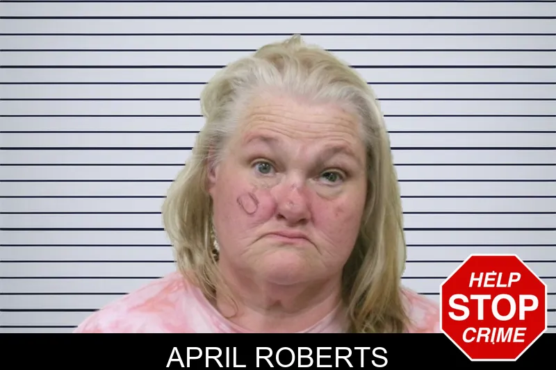 April Roberts mugshot