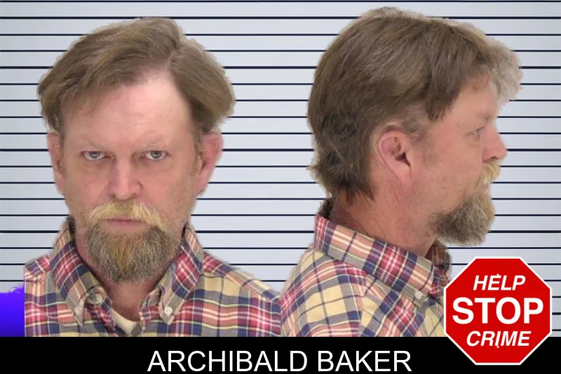Archibald Baker mugshot