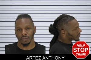 Artez Anthony mugshot
