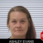 Ashley Evans mugshot