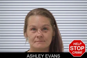 Ashley Evans mugshot