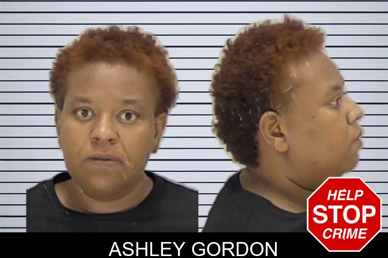 Ashley Gordon mugshot