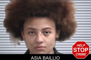 Asia Baillio mugshot