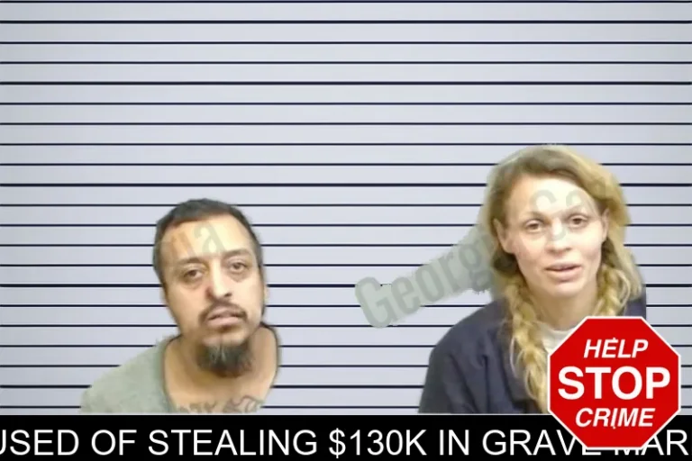 Atlanta couple accused of stealing $130K in grave markers from cemetery
