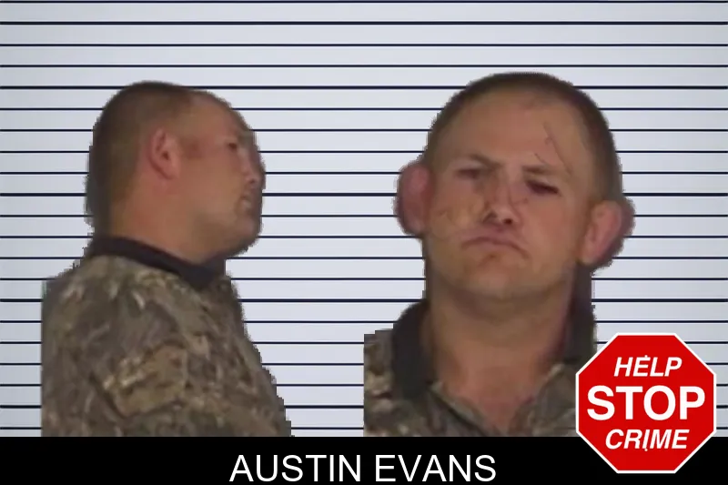 Austin Evans mugshot