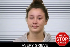 Avery Grieve mugshot