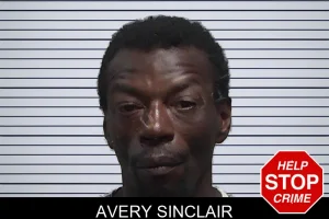 Avery Sinclair mugshot