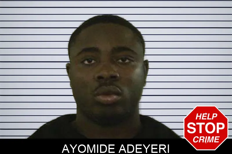 Ayomide Adeyeri mugshot
