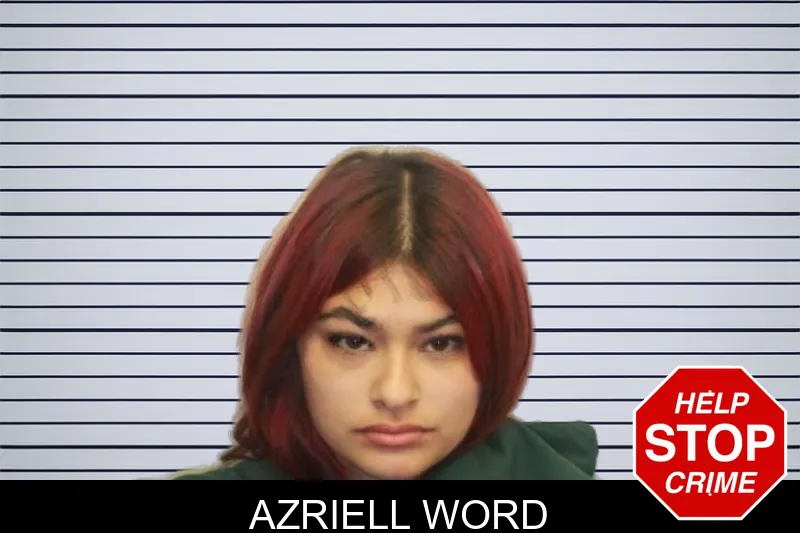 Azriell Word mugshot