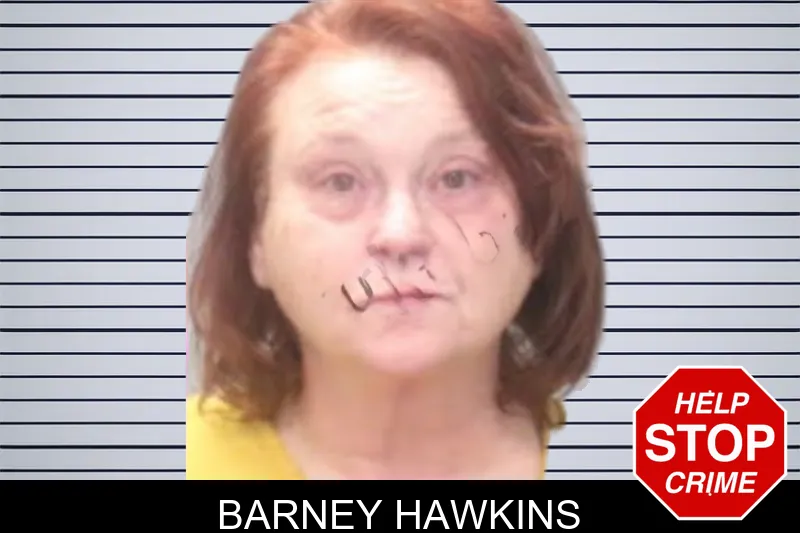 Barney Hawkins mugshot