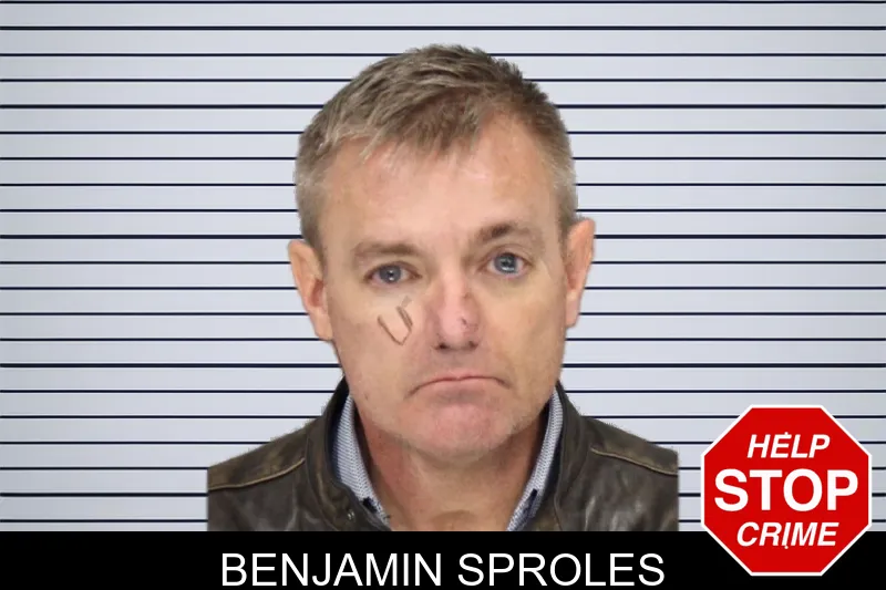 Benjamin Sproles mugshot