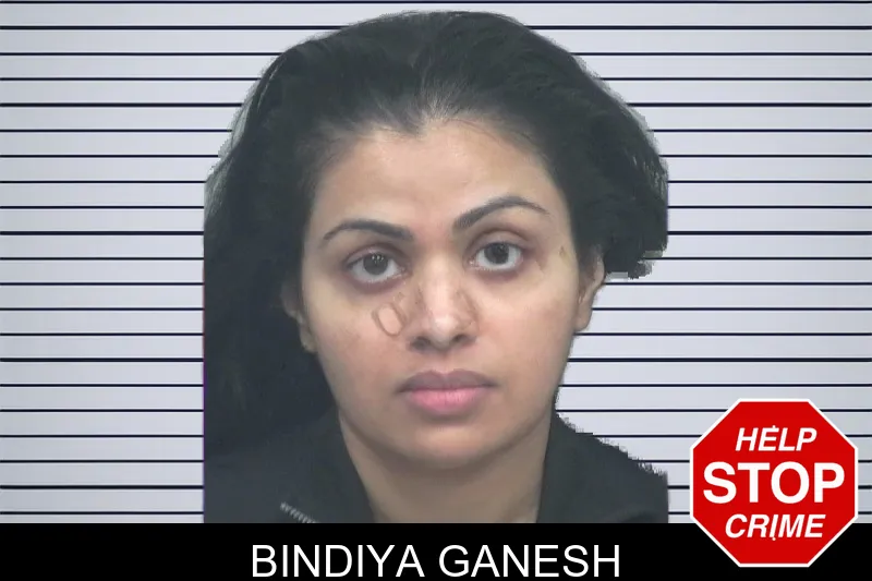 Bindiya Ganesh mugshot