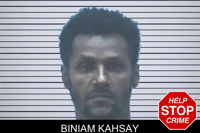 Biniam Kahsay mugshot