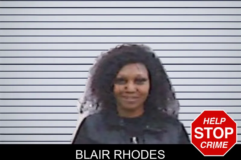 Blair Rhodes mugshot