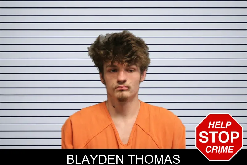 Blayden Thomas mugshot