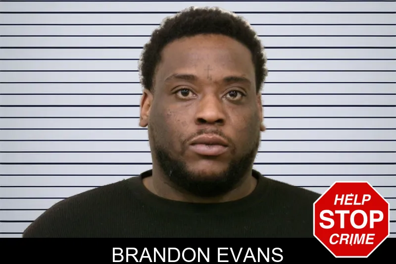 Brandon Evans mugshot