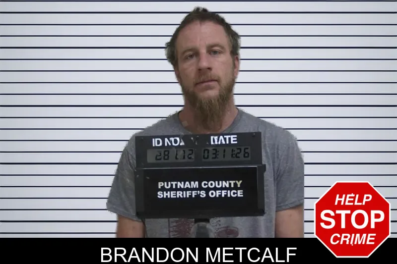 Brandon Metcalf mugshot
