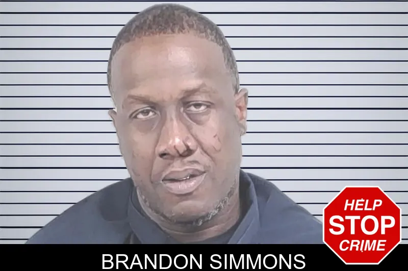 Brandon Simmons mugshot