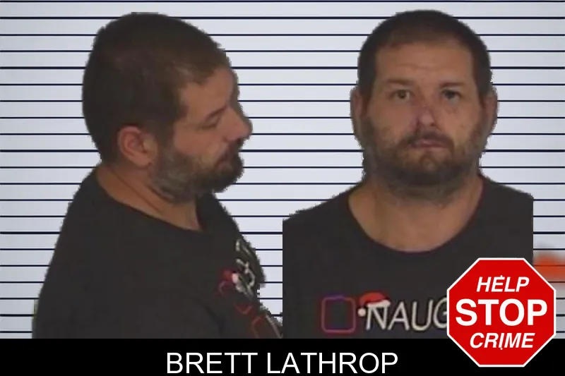 Brett Lathrop mugshot