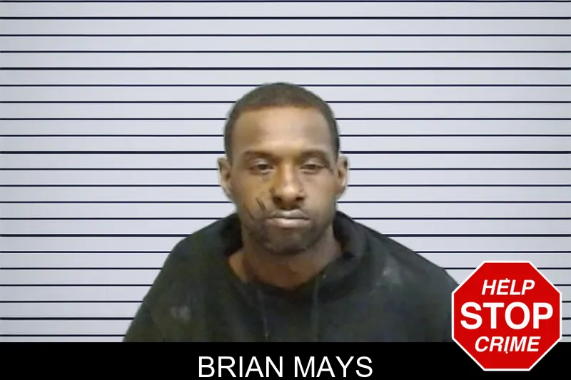 Brian Mays mugshot