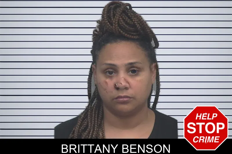 Brittany Benson mugshot