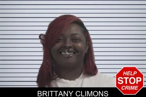 Brittany Climons mugshot