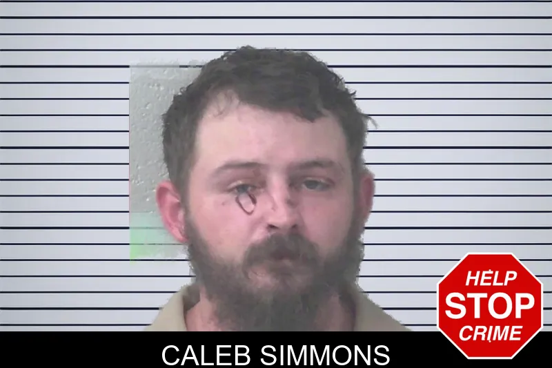 Caleb Simmons mugshot