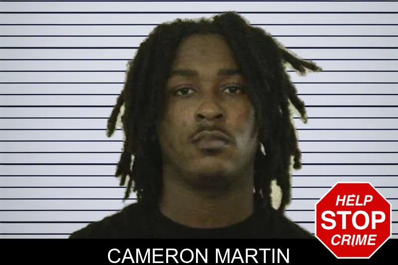 Cameron Martin mugshot